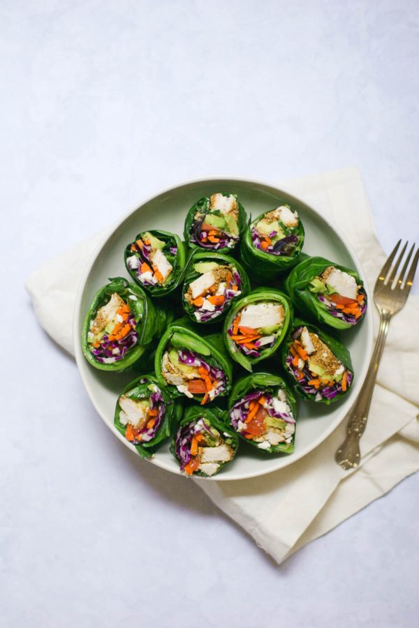 Collard Green Wraps-4 Pecan Crusted Chicken Collard Wraps