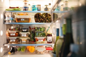grocery list, meal planning tips, organized kitchen, stocked fridge, kitchen tips
