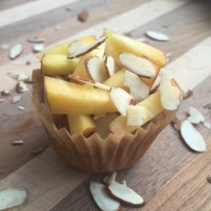 Almond Cakes with Peaches