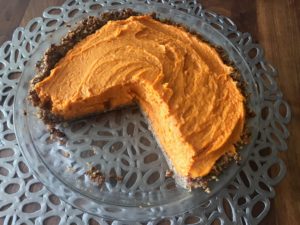 Paleo, Gluten-free sweet potato pie with pecan crust