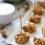 Almond Crusted Chicken Bites Appetizer