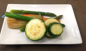 Romesco with grilled veggies