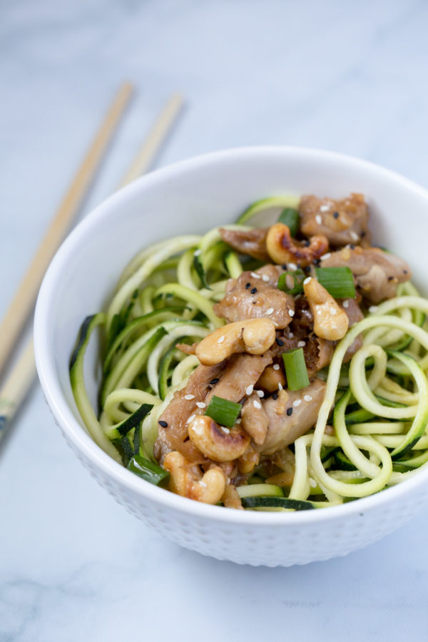 Cashew Chicken_zoodles Cashew Chicken w/ Zoodles
