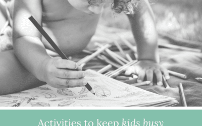 Activities to Keep Kids Busy during Meal Prep