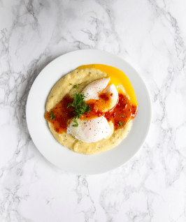266×318 poached egg w_ chili sauce