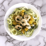 Shrimp and Mushroom with Zoodles