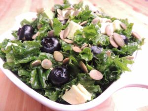 Saint Patrick's Day Recipe - massaged kale salad recipe