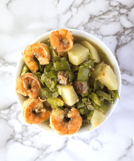 Gluten Free Gumbo with Shrimp, Sausage & Veggies - Ready in 1 Hour!