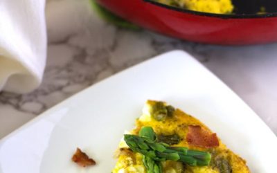 Asparagus, Bacon & Feta Spring Frittata