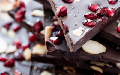 Pomegranate Dark Chocolate Holiday Bark Recipe