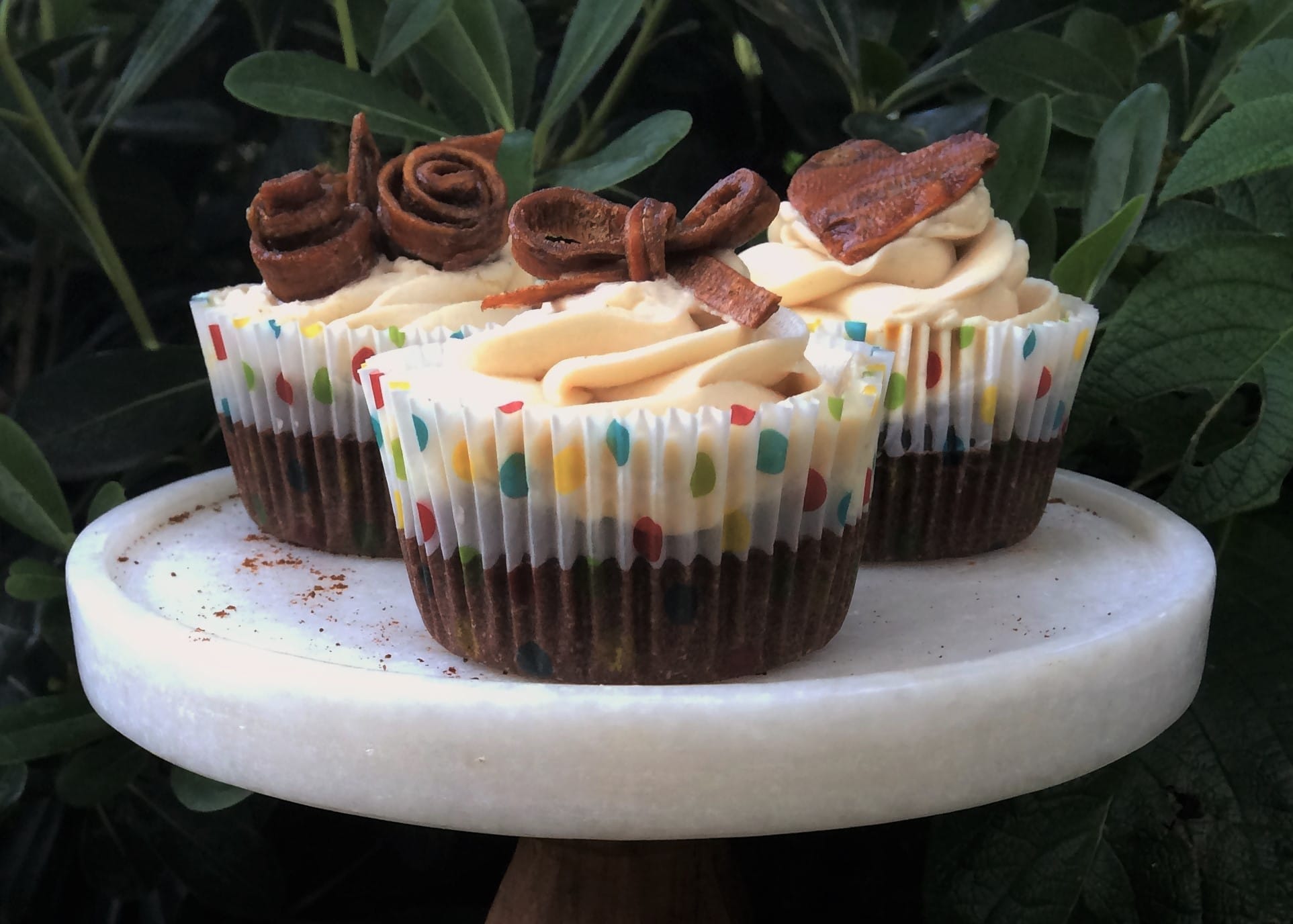 Gluten Free and Paleo Coffee Cocoa Holiday Cupcakes - PrepDish.com