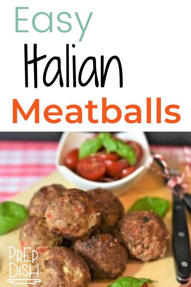 Italian Pork Meatballs pin