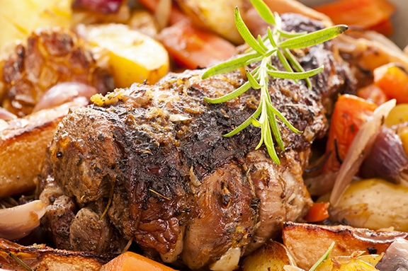 Slow Cooker Spring Lamb Roast