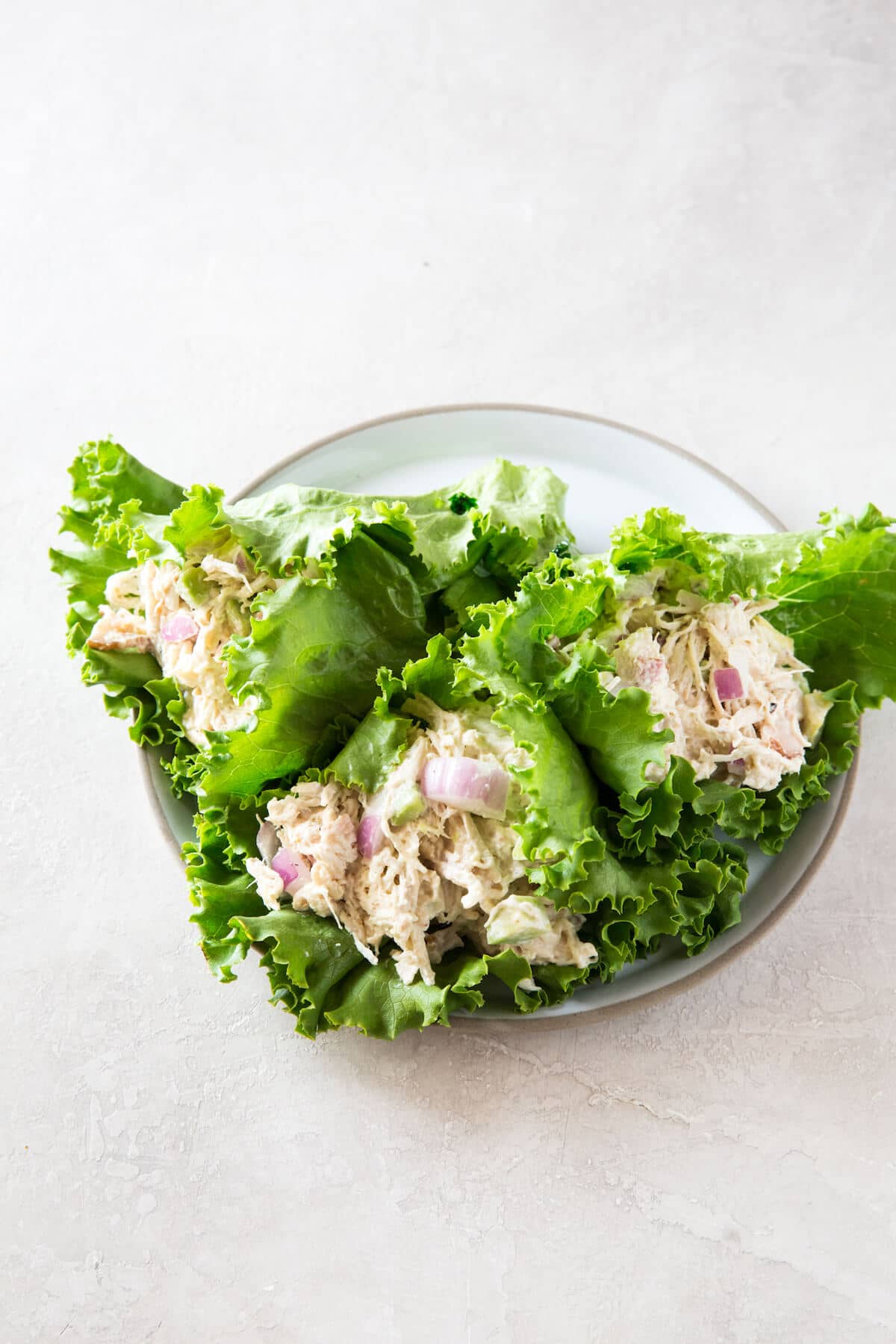 Chicken Salad Lettuce Wraps - Gluten Free, Paleo & Whole30!