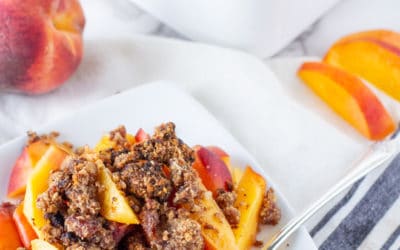 Paleo Peach Cobbler