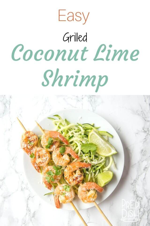 Grilled Coconut Lime Shrimp Pin
