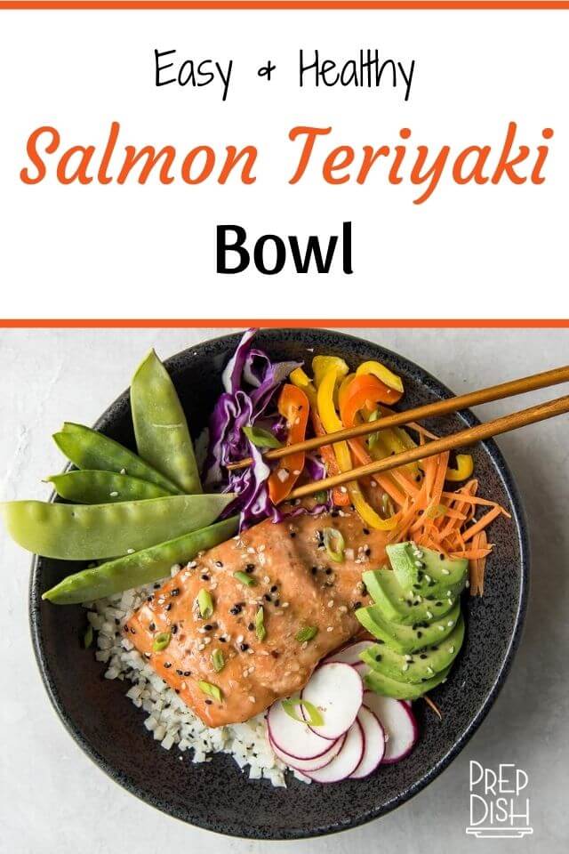 Salmon Teriyaki Bowl pin