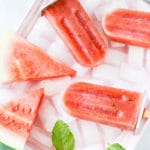 Watermelon Mojito Popsicles
