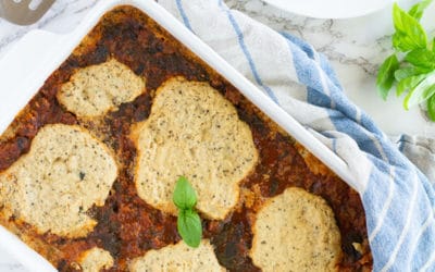 Eggplant & Grass Fed Beef Lasagna