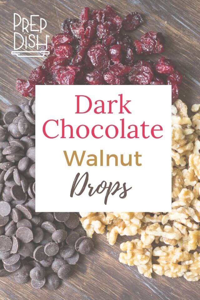 Cranberry Walnut Dark Chocolate Drops