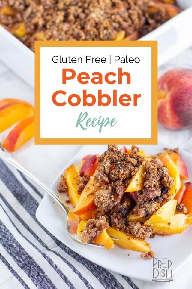 Gluten Free Peach Cobbler