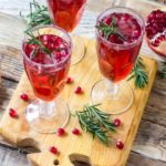 Simple Pomegranate Cocktail with Rosemary