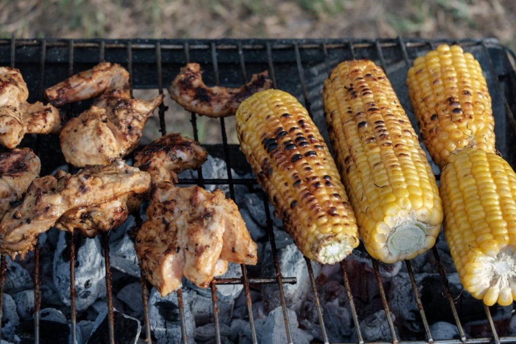 Grilled Chicken & Corn on the Cob