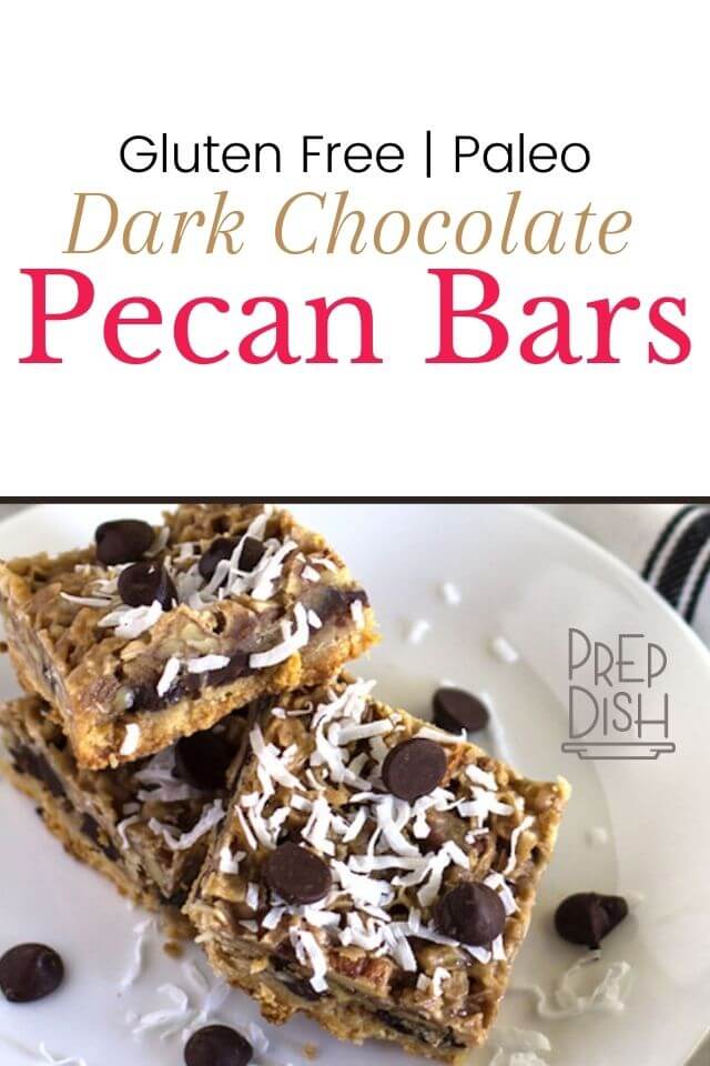Paleo Chocolate Pecan Bars