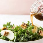 Winter Kale Salad with Apples and Walnuts