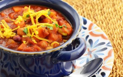 Crock Pot 3-Bean Chipotle Chili Recipe w/ Collards