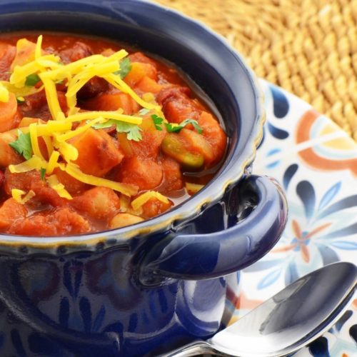 Crockpot No Bean Chili (Easy Slow Cooker Recipe) - Stem and Spoon