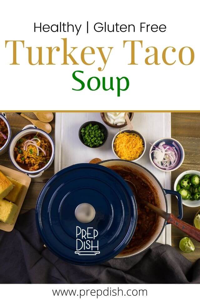 Healthy Turkey Taco Soup