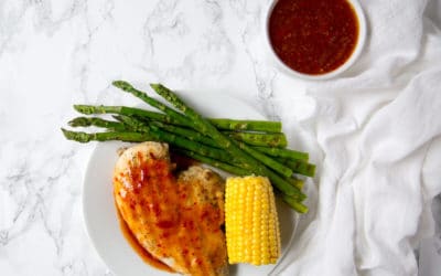 Grilled Chicken with Sweet & Spicy Chili Sauce