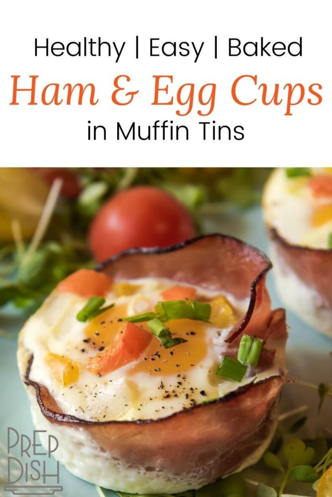 Easter Brunch Ham and Egg Cups Pin