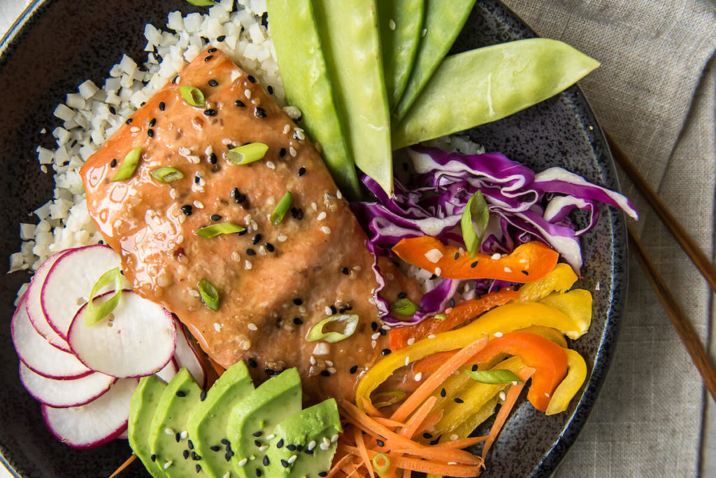 Fun Salmon Recipes Teriyaki Bowl Meal Prep