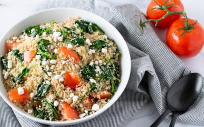 Summer Quinoa Salad with Goat Cheese