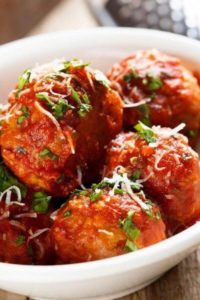Italian Pork Meatballs