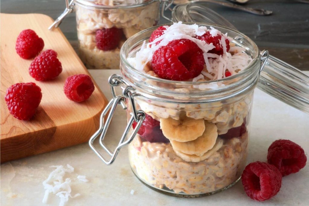 Healthy Travel Meals Overnight Oats