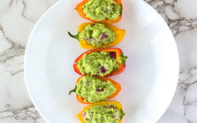 Guacamole Stuffed Mini Peppers Recipe