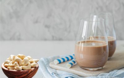 Homemade Creamy Chocolate Cashew Milk