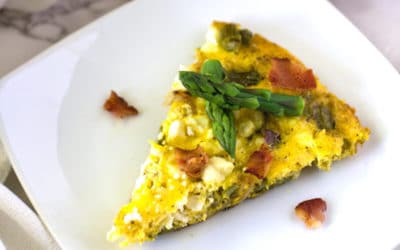 Asparagus, Bacon & Feta Spring Frittata