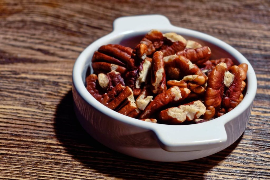 Sweet and Spicy Rosemary Pecans