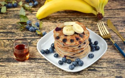 Tips for Perfect Pancakes + My Favorite Banana Blueberry Pancake Recipe