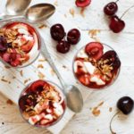 Mother's Day Yogurt Parfait with Cherries