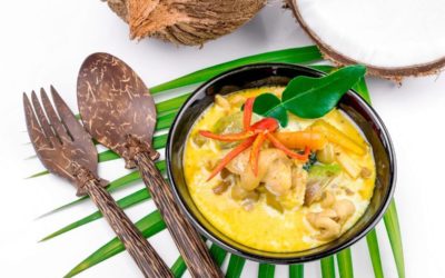 Healthy Thai Curry Soup Recipe w/ Coconut Milk