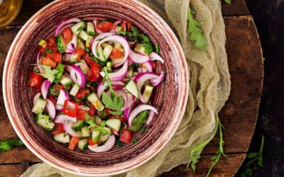 Beat The Heat With Tomato Cucumber and Red Onion Salad