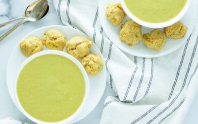 Curried Cauliflower Soup Recipe w/ Apples (Meal Prep Soup!)