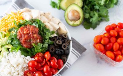 Healthy Chicken Burrito Bowl Meal Prep – Weekday Meal Prep!