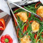 Sheet Pan Chicken with Green Beans and Peppers