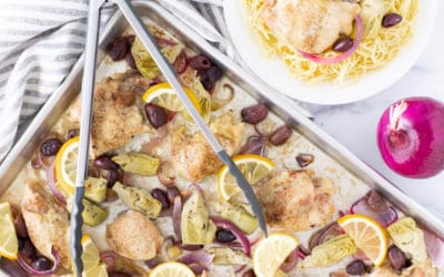 Easy Sheet Pan Greek Chicken